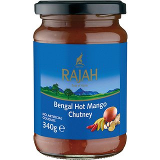 Rajah Bengal Hot Mango Chutney340g
