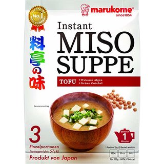 Marukome Instant Misosuppe m. Tofu 57g