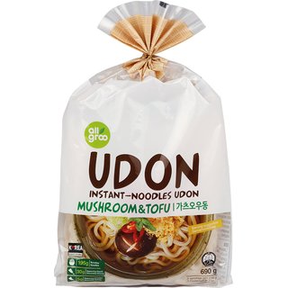 Allgroo Udon Nudeln, Pilz&Tofu 690g